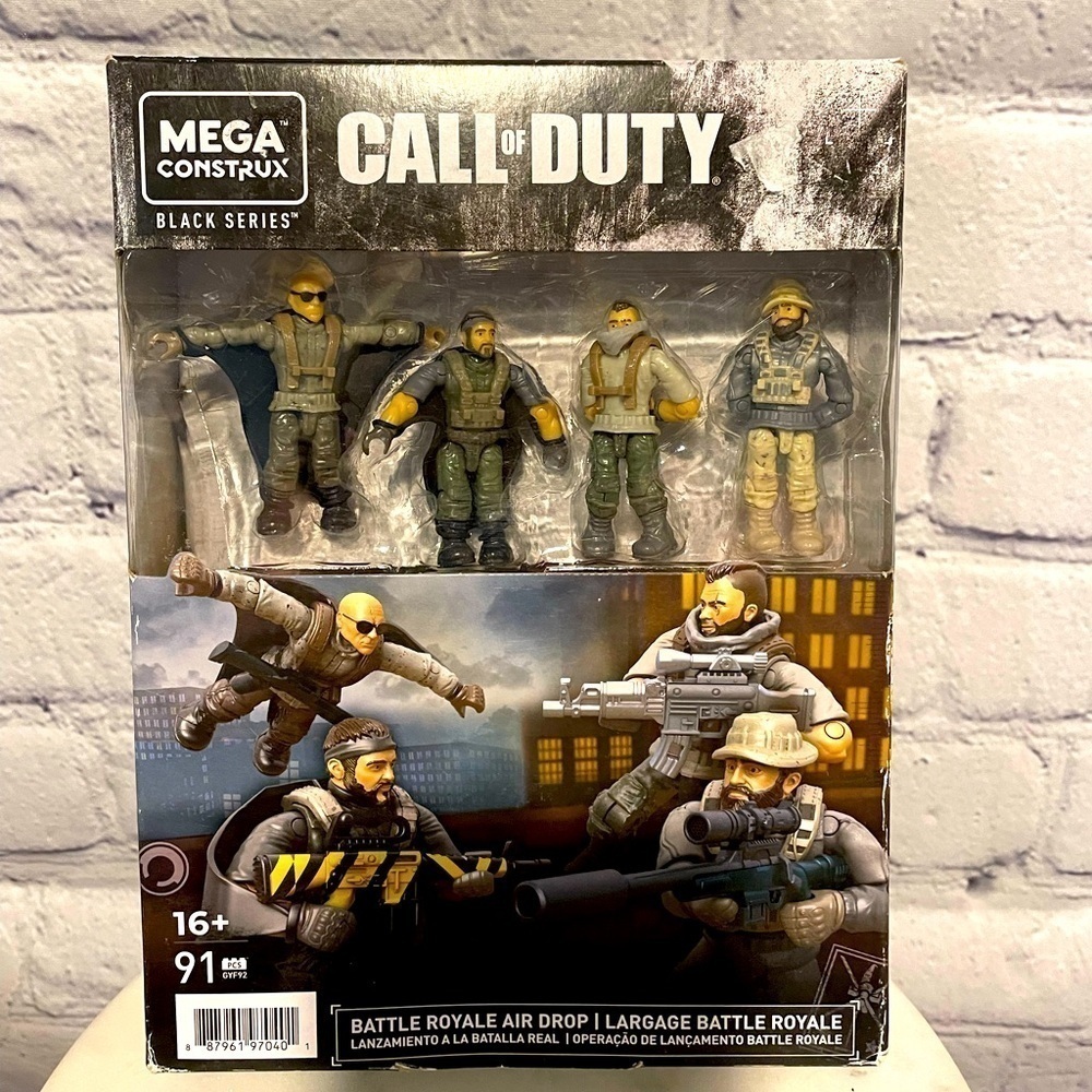 Mega Construx Call of Duty black series battle Royale airdrop action figure set